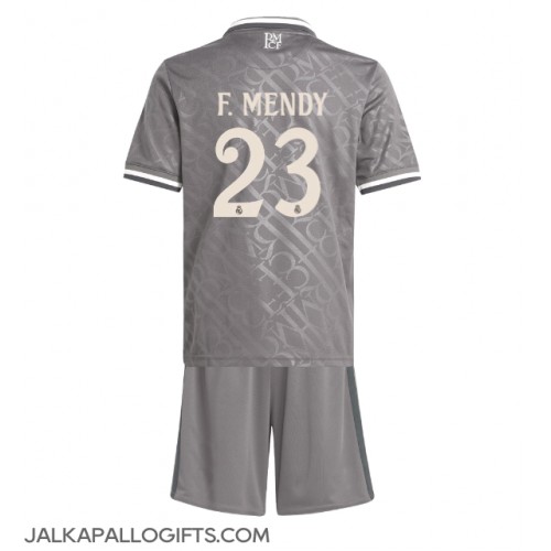 Real Madrid Ferland Mendy #23 Kolmas Peliasu Lasten 2024-25 Lyhythihainen (+ Lyhyet housut)